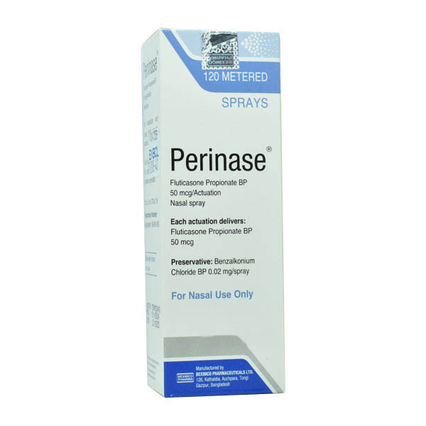 PERINASE NASAL 50UG